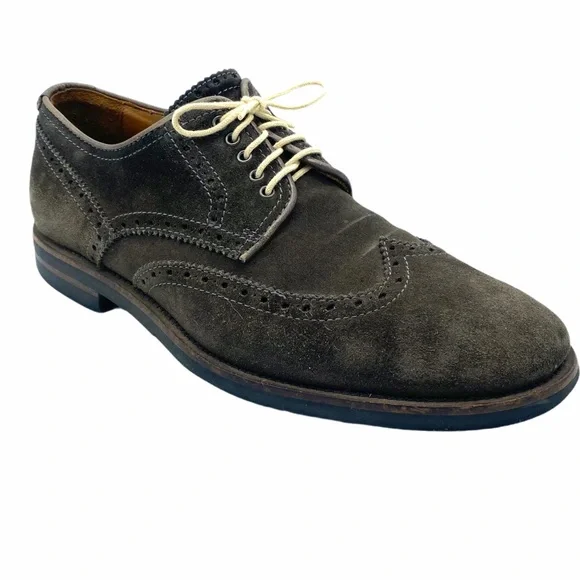 Aquatalia | Shoes | Aquatalia Carson Grey Suede Oxfords 5  display picture 3